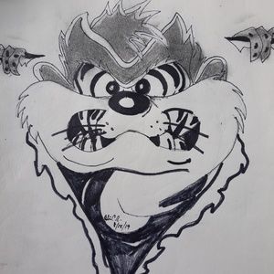 Pencil paper back drawings